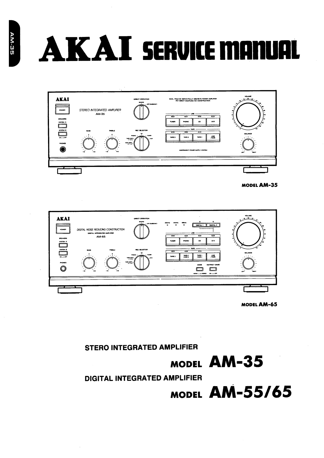 Akai AM-55 Service manual