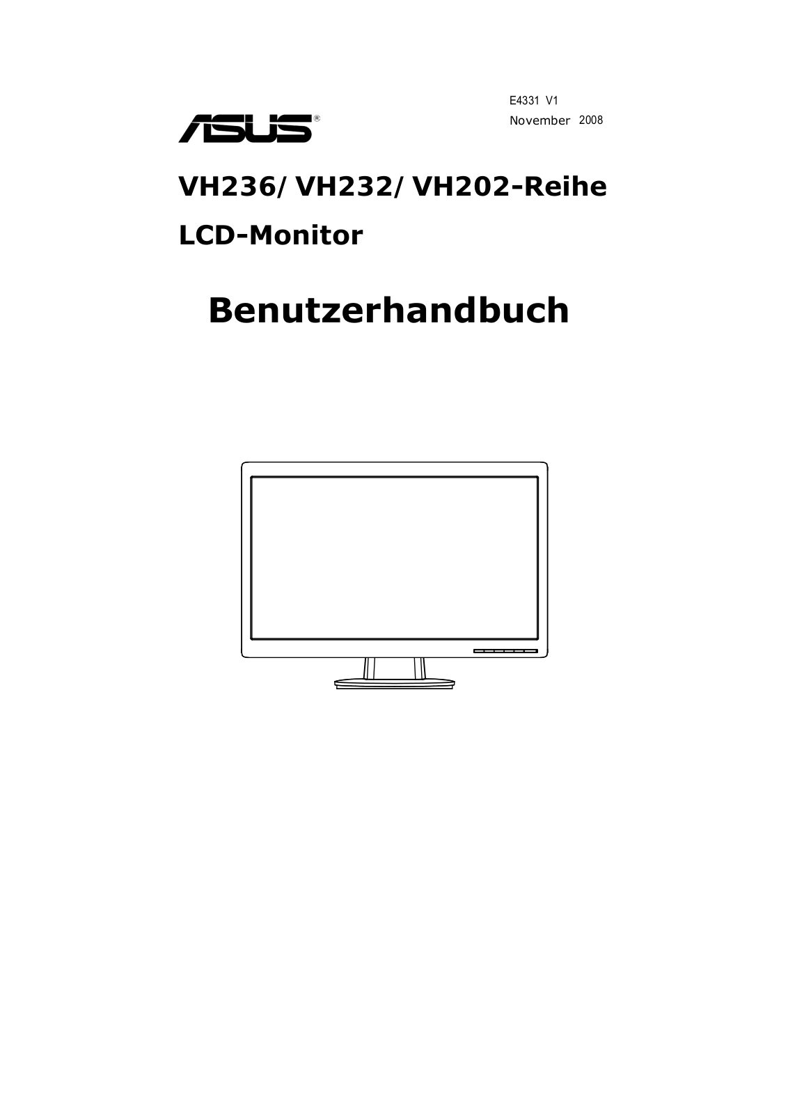 Asus VH232T, VH202N, VH232H, VH202T, VH236H User Manual