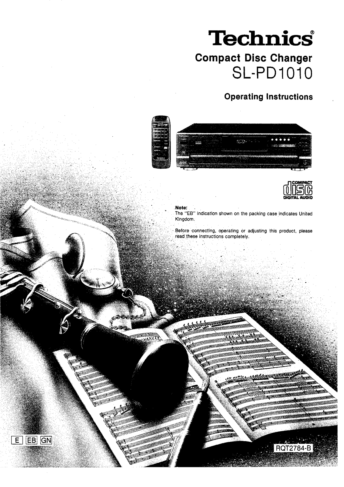 Panasonic SL-PD1010 User Manual