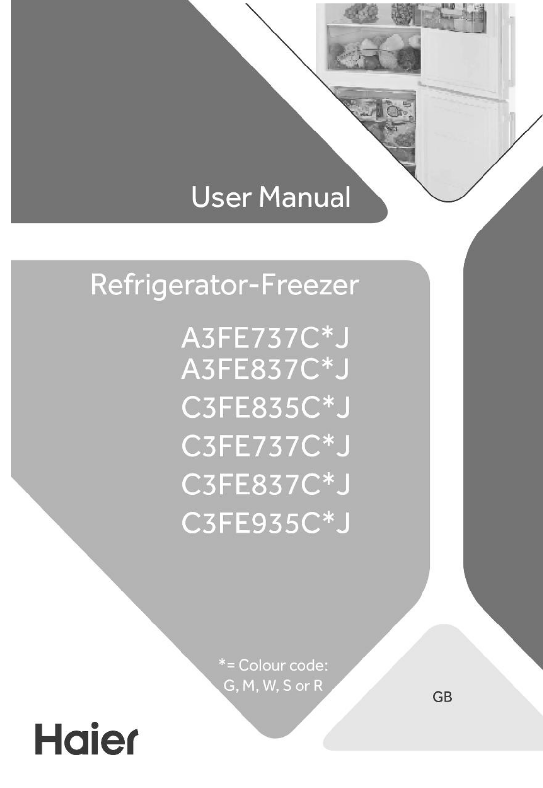 Haier C3FE-837CGJ operation manual