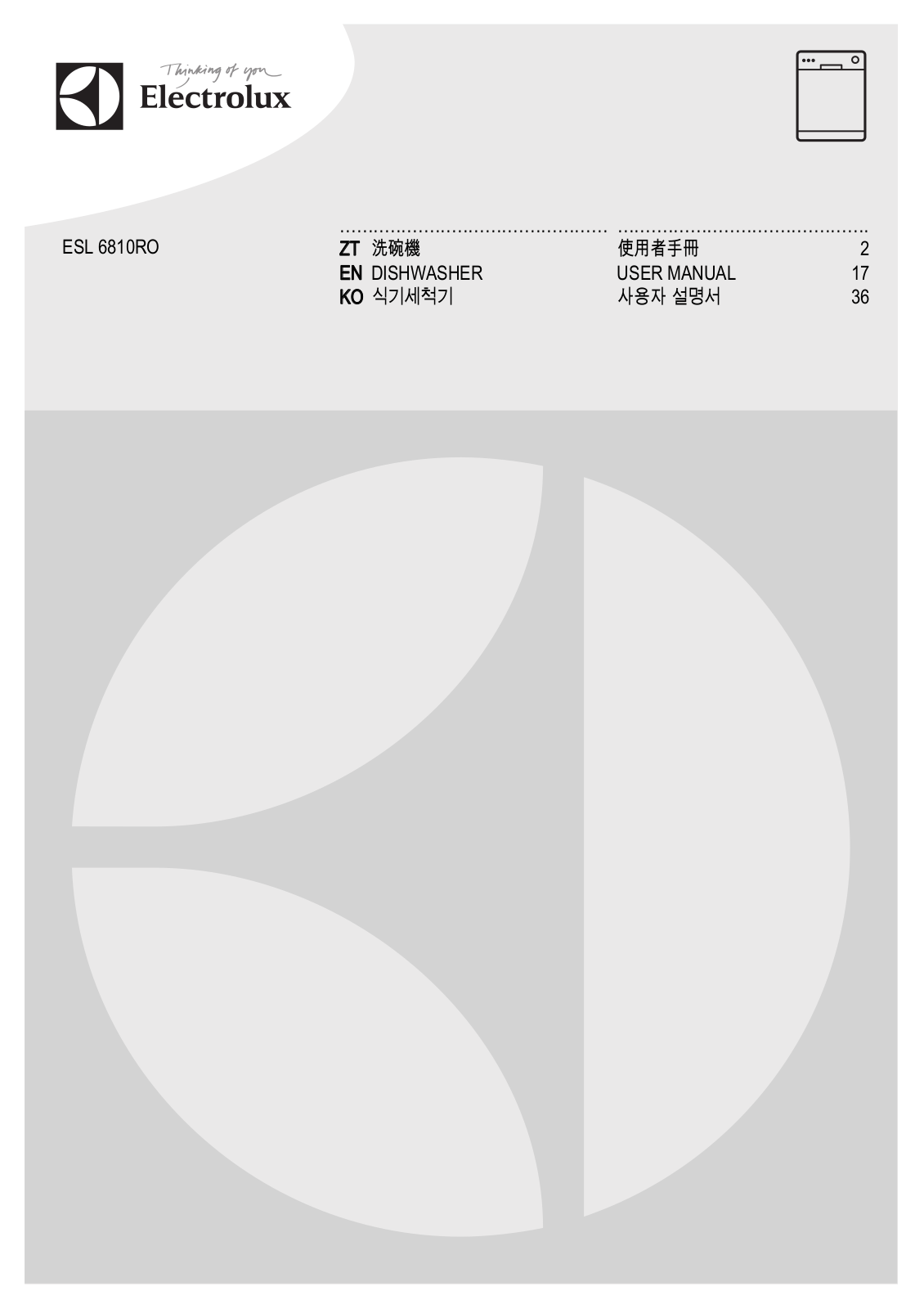 AEG-Electrolux ESL6810RO User Manual