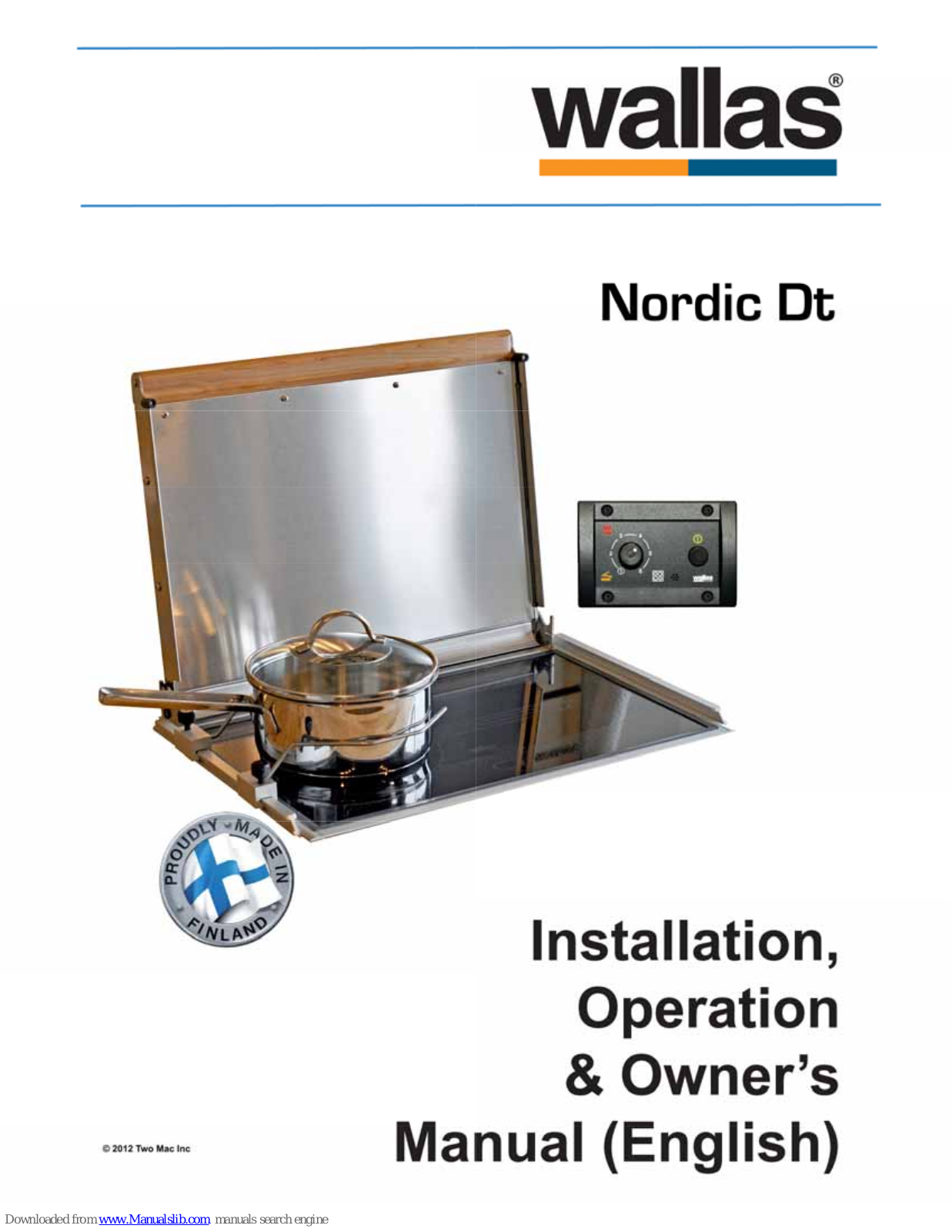 wallas Nordic Dt Installation & Operation Owner's Manual