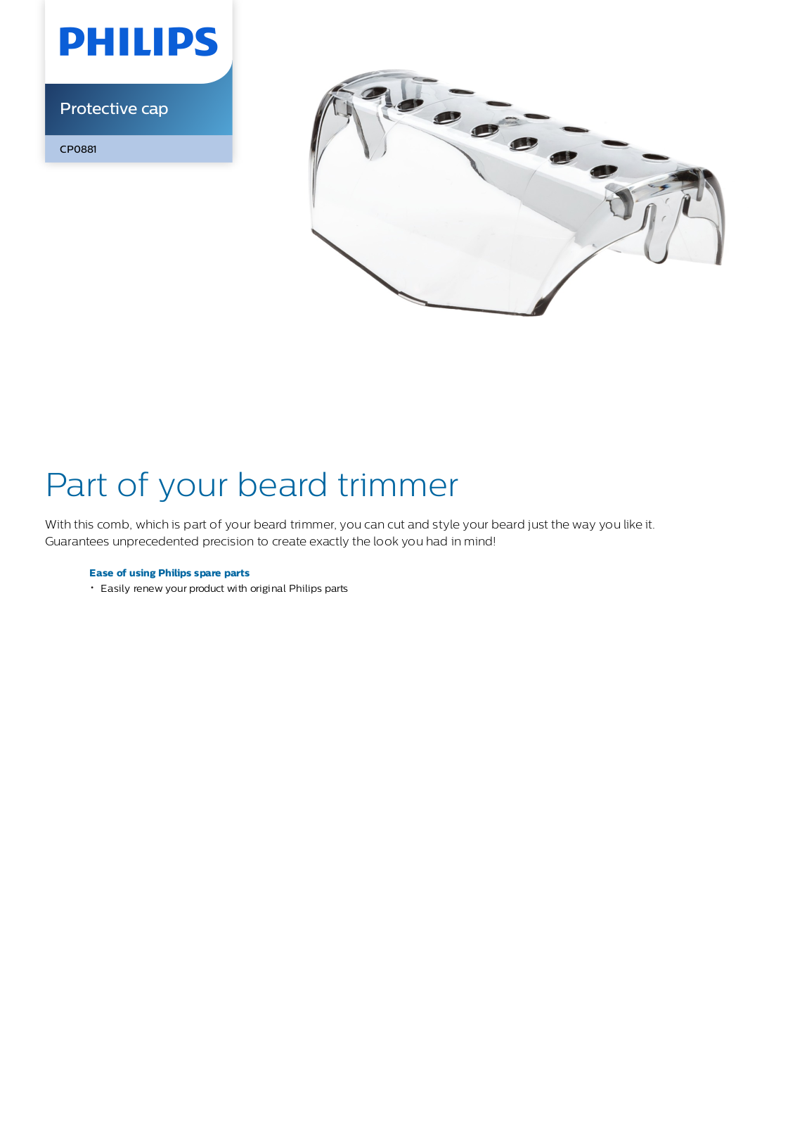 Philips CP0881/01 leaflet - ManualMachine.com