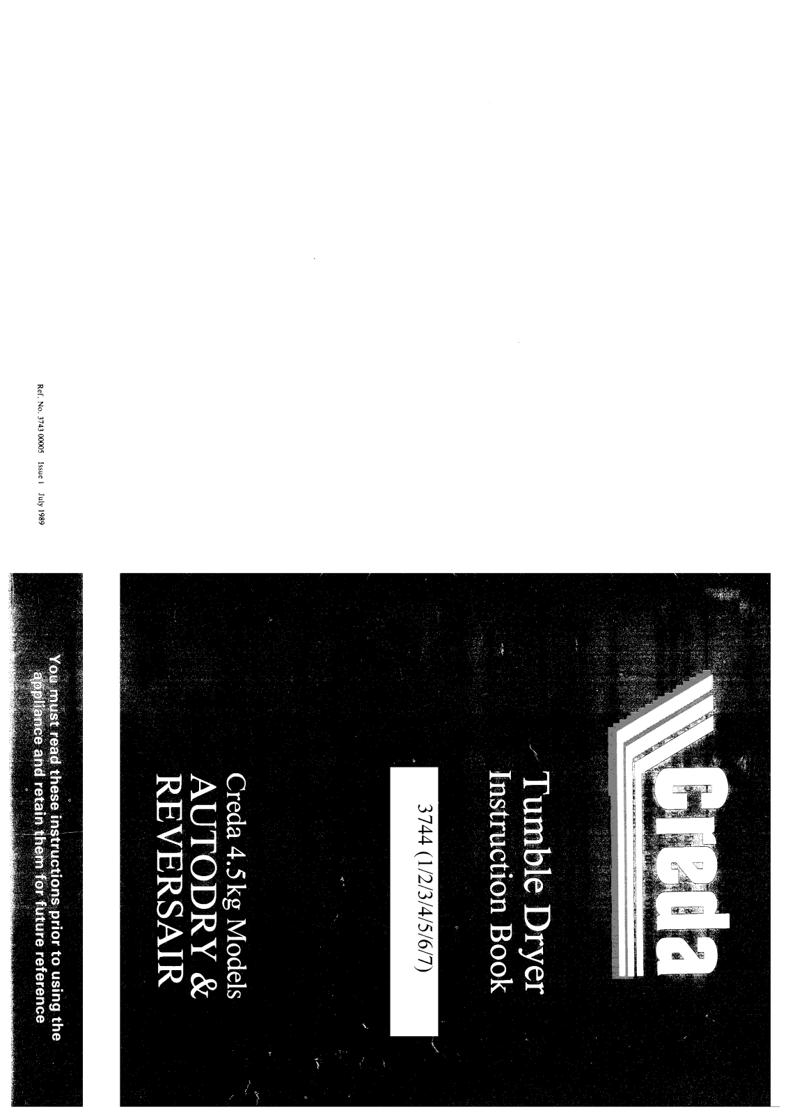 Creda HB37447 User Manual