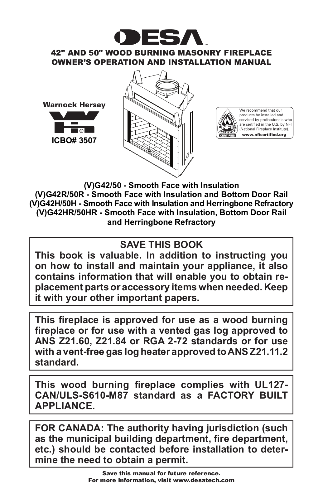 Desa 3507 User Manual