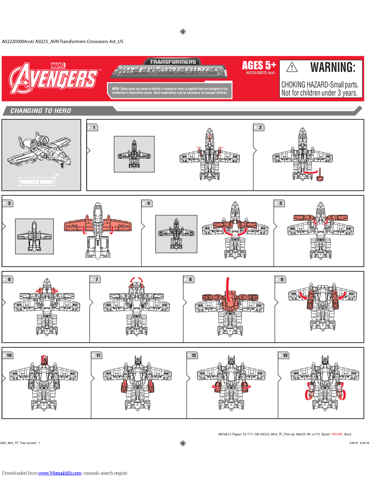 Marvel A0225, A0222 Quick Start Manual - ManualMachine.com
