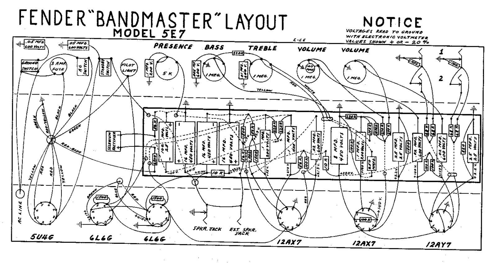 Fender 5e7 schematic