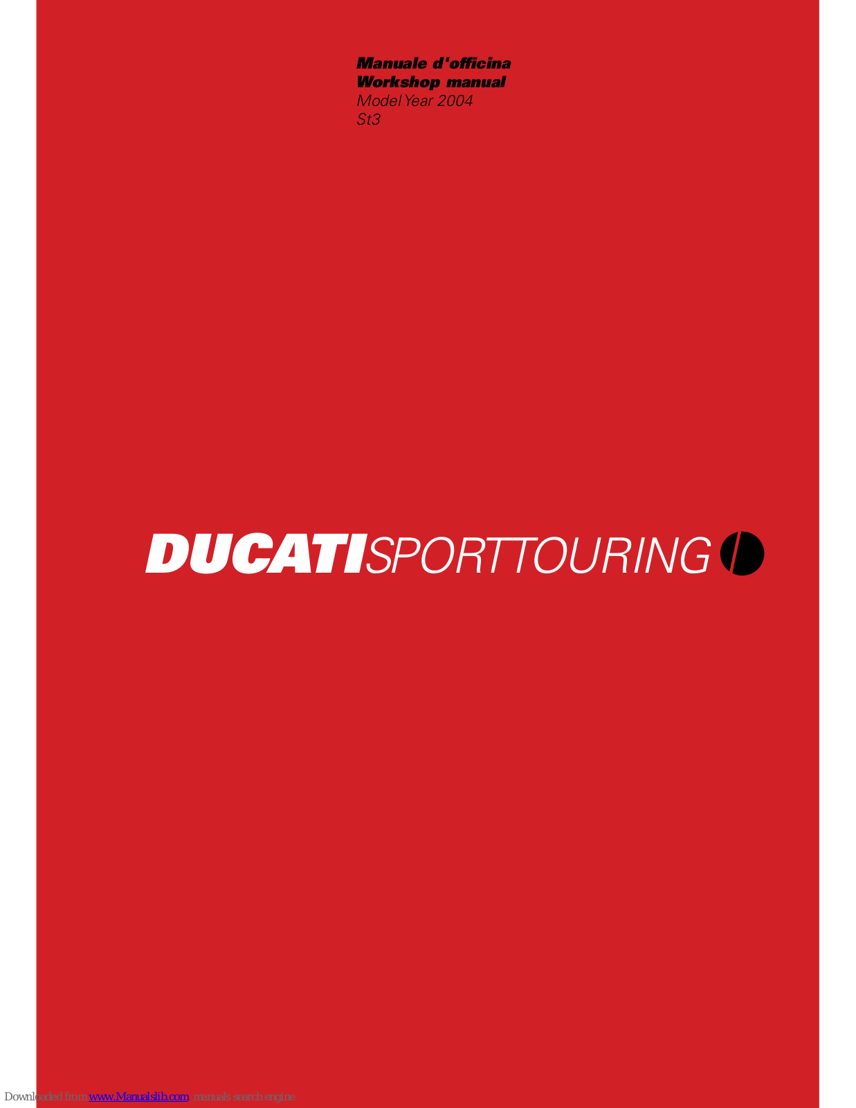 Ducati ST3 2004 Workshop Manual - ManualMachine.com