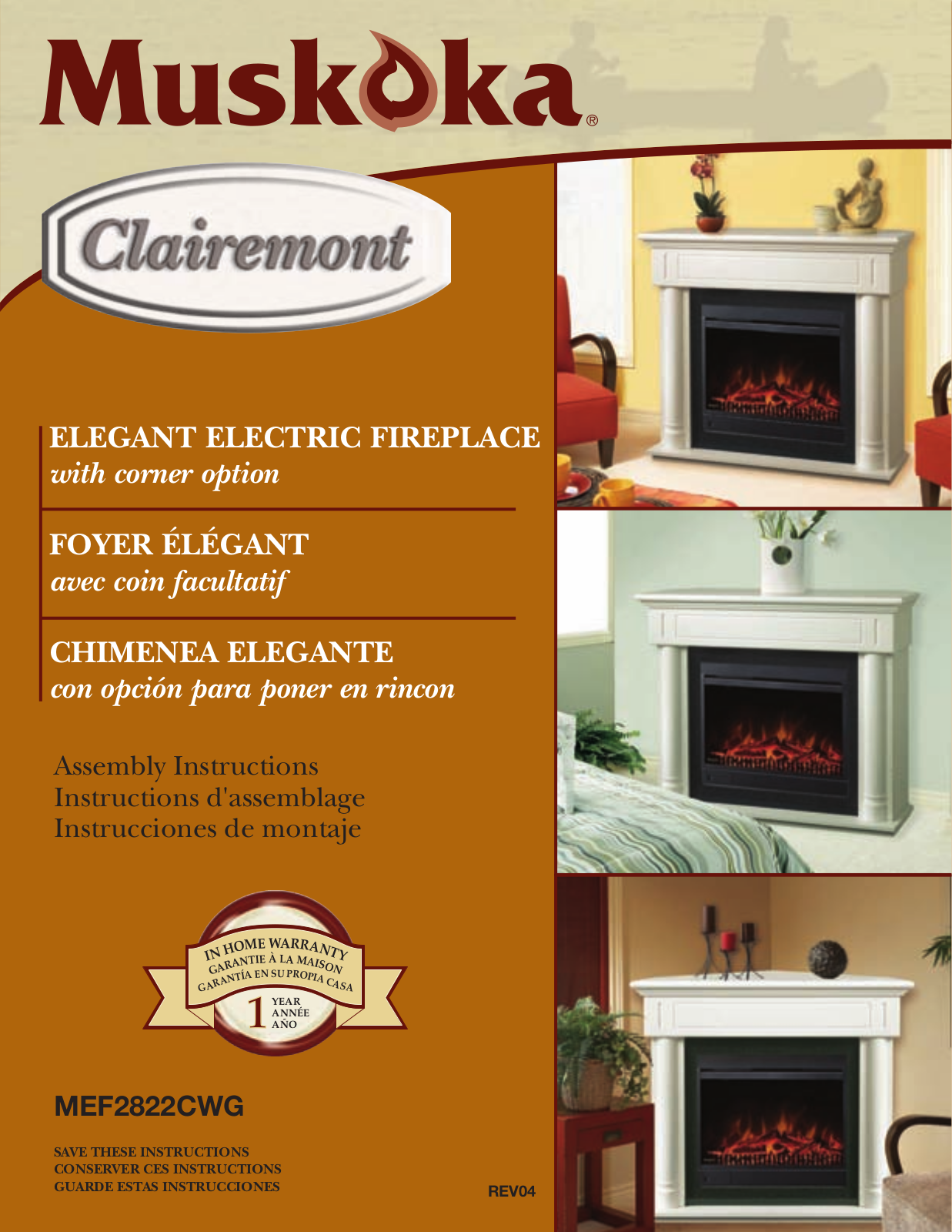 Greenway Home Products MEF2822CWG User Manual