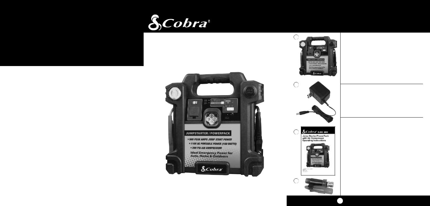 Cobra Cjic 250 User Manual