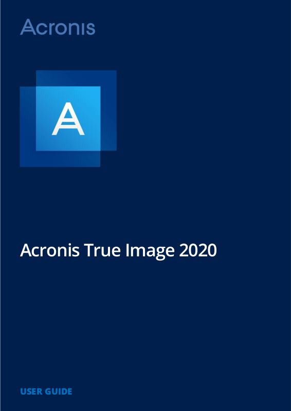 acronis true image 2020 manual