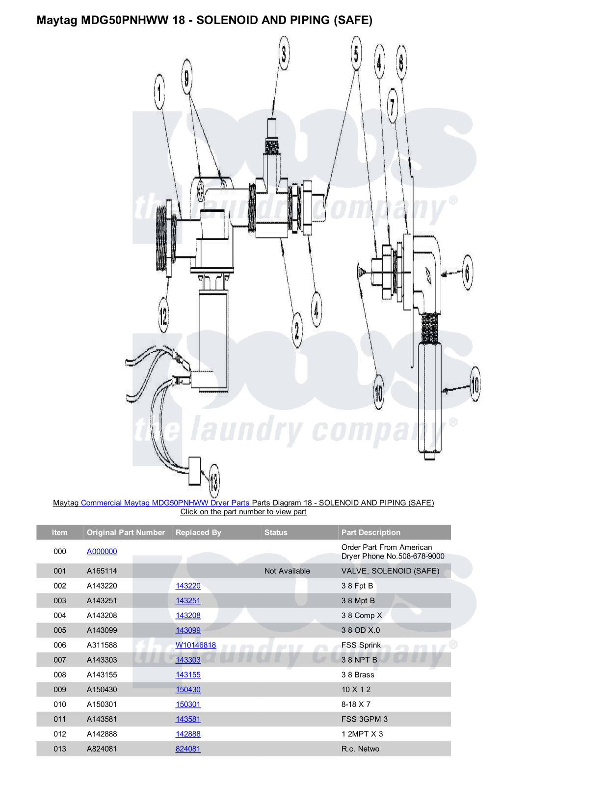 Maytag MDG50PNHWW Parts Diagram