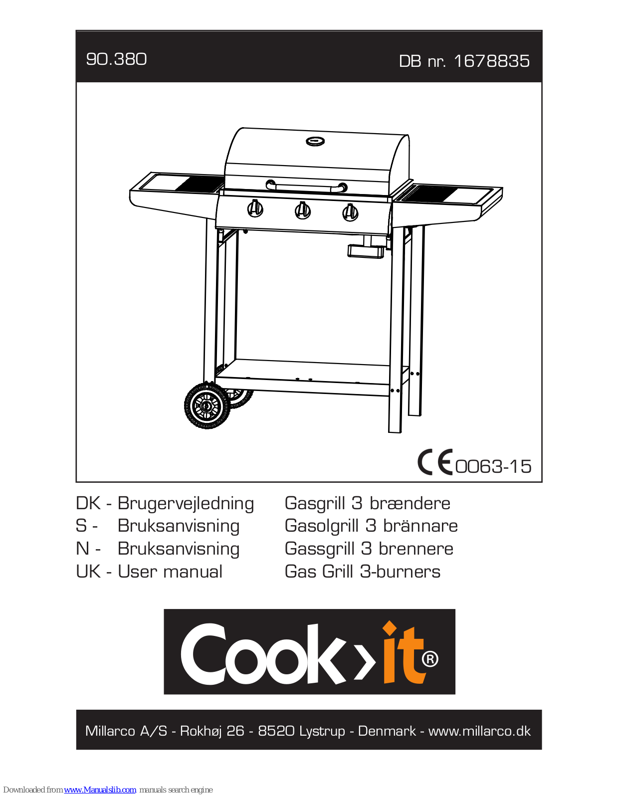 Cook-it 1678835, 90, 391, 380, 390 User Manual - ManualMachine.com