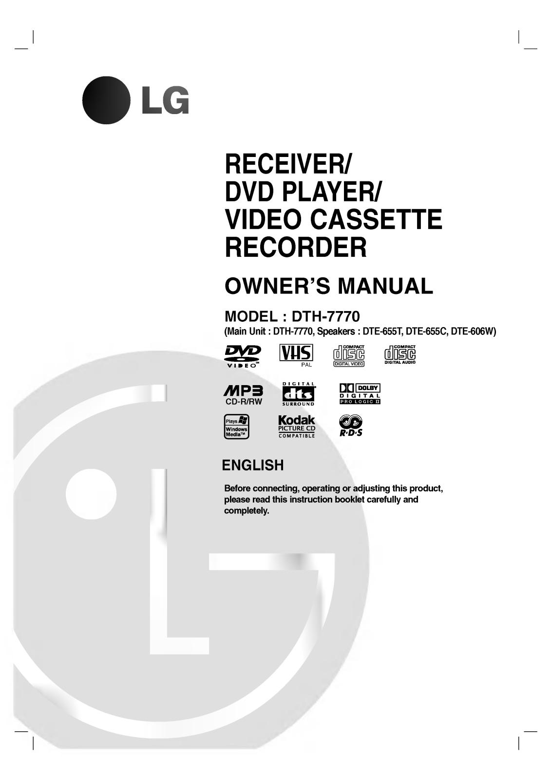 LG DT-77791Y User Guide