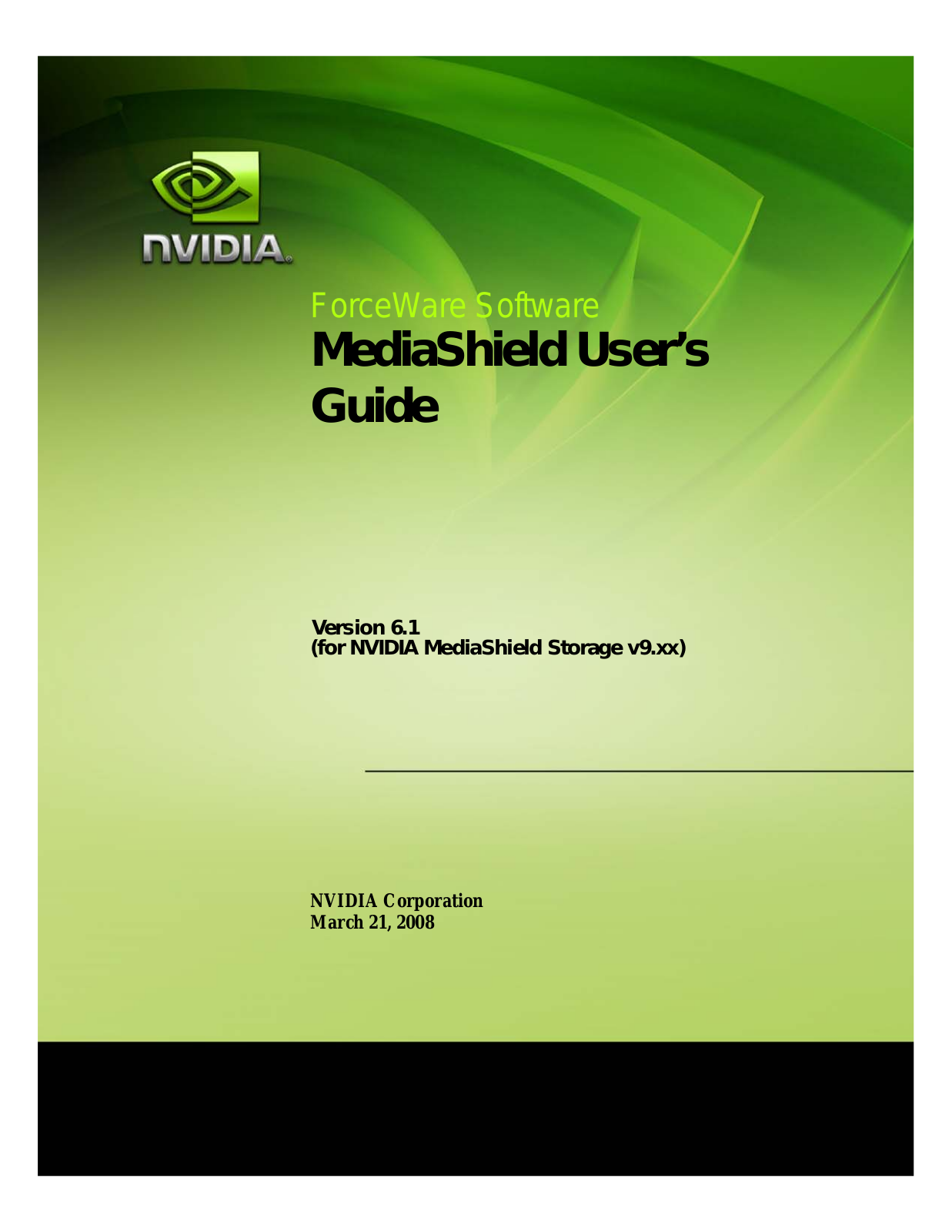 Nvidia Media Shield User's Guide