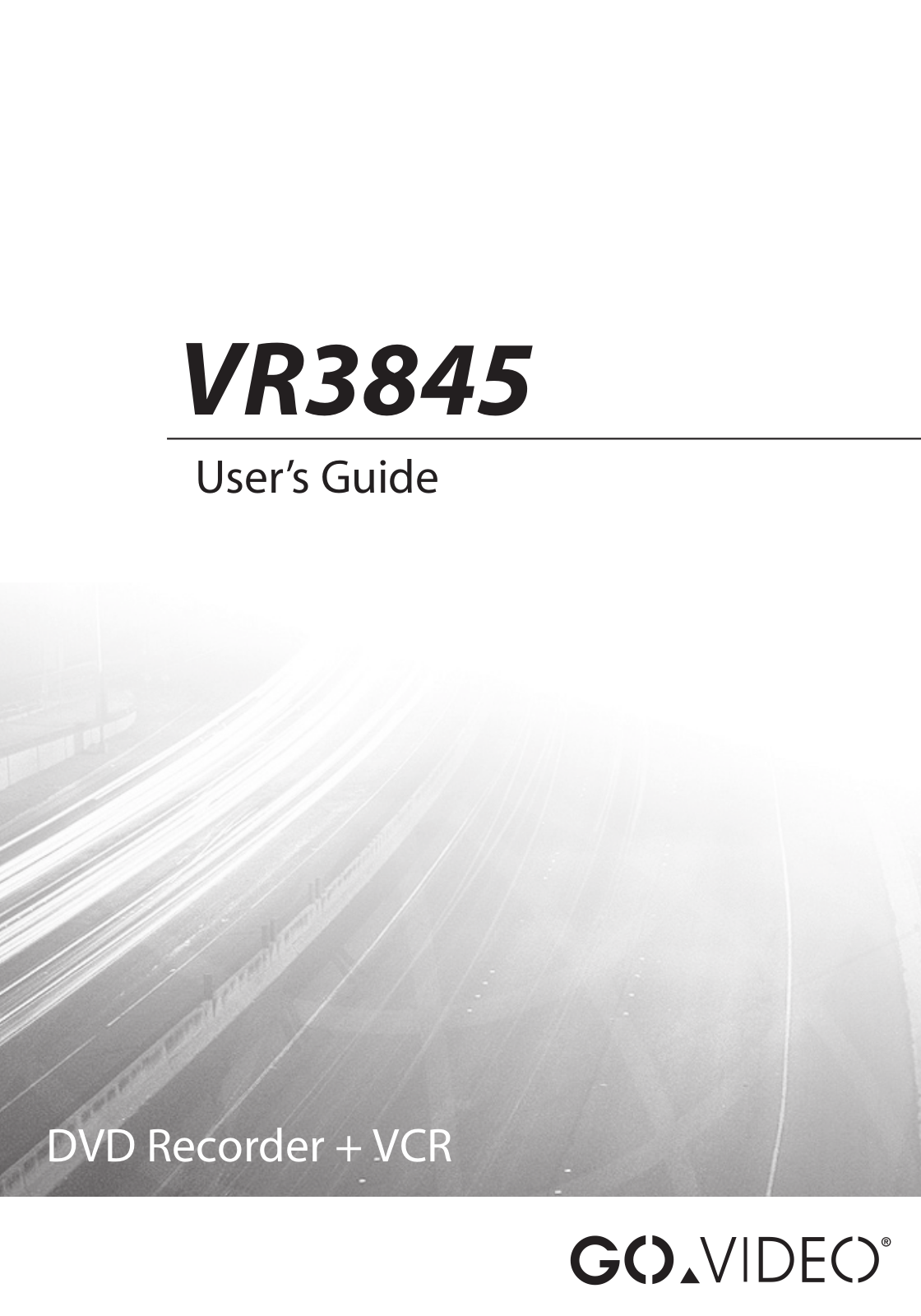 GoVideo VR3845 User Manual