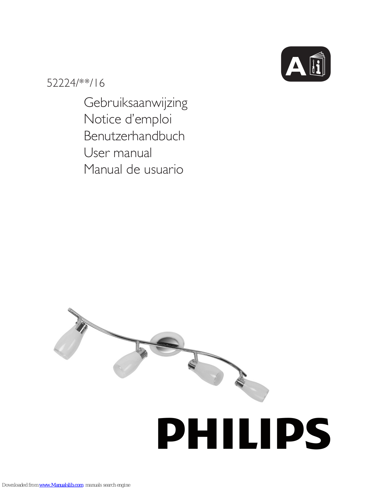 Philips 52224-11-16, 52224/**/16 User Manual - ManualMachine.com