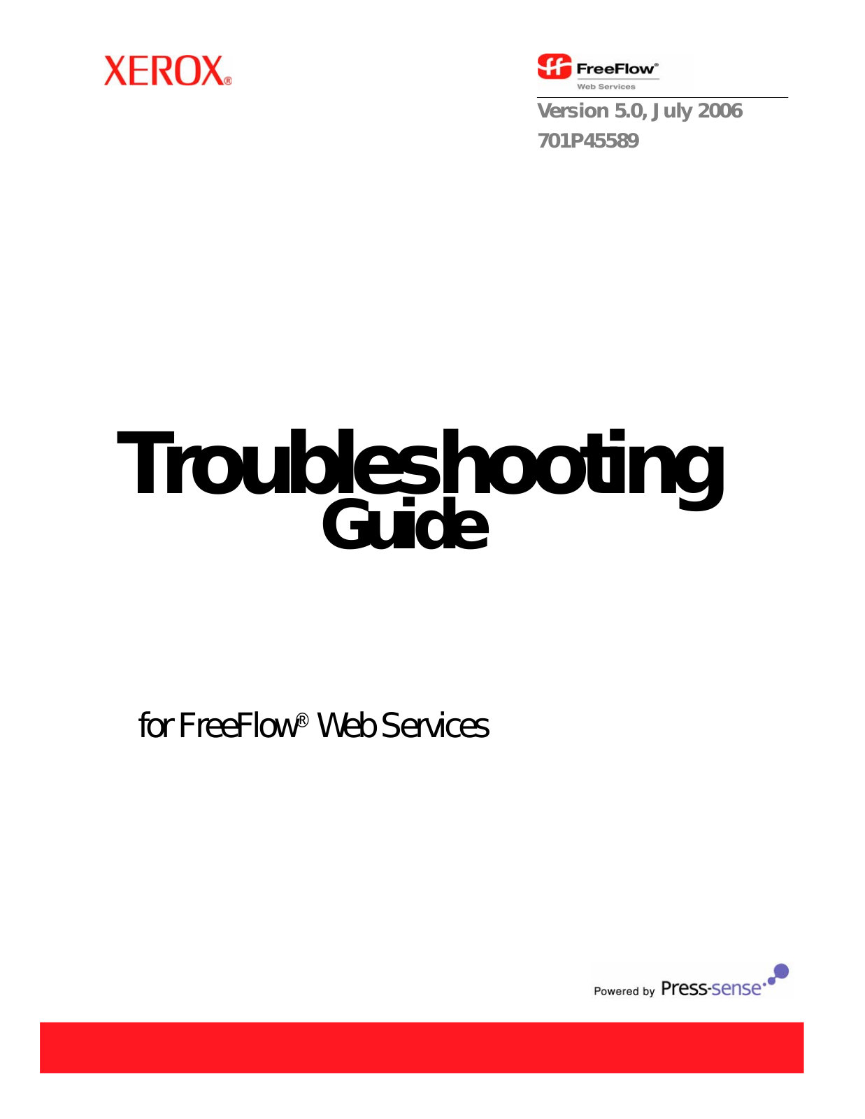 Xerox FreeFlow Web Services 5.0 Troubleshooting Guide