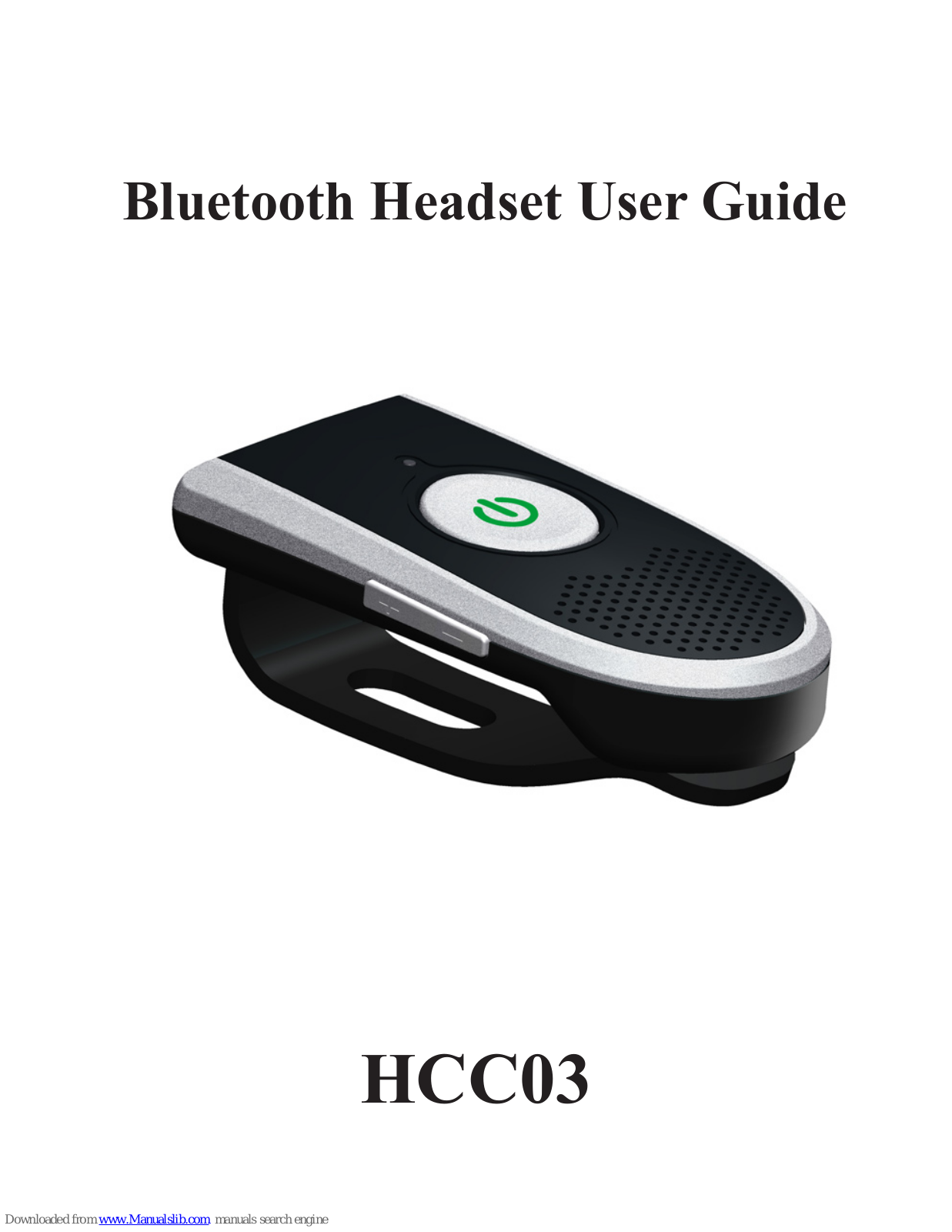 Huey Chiao HCC03 User Manual