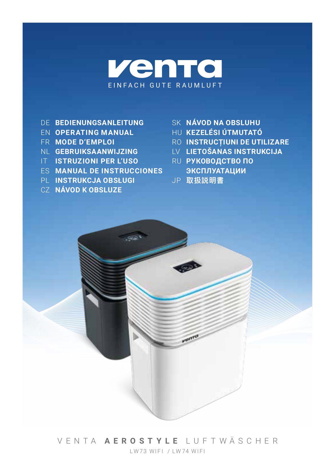 Venta AeroStyle LW73 User guide - ManualMachine.com