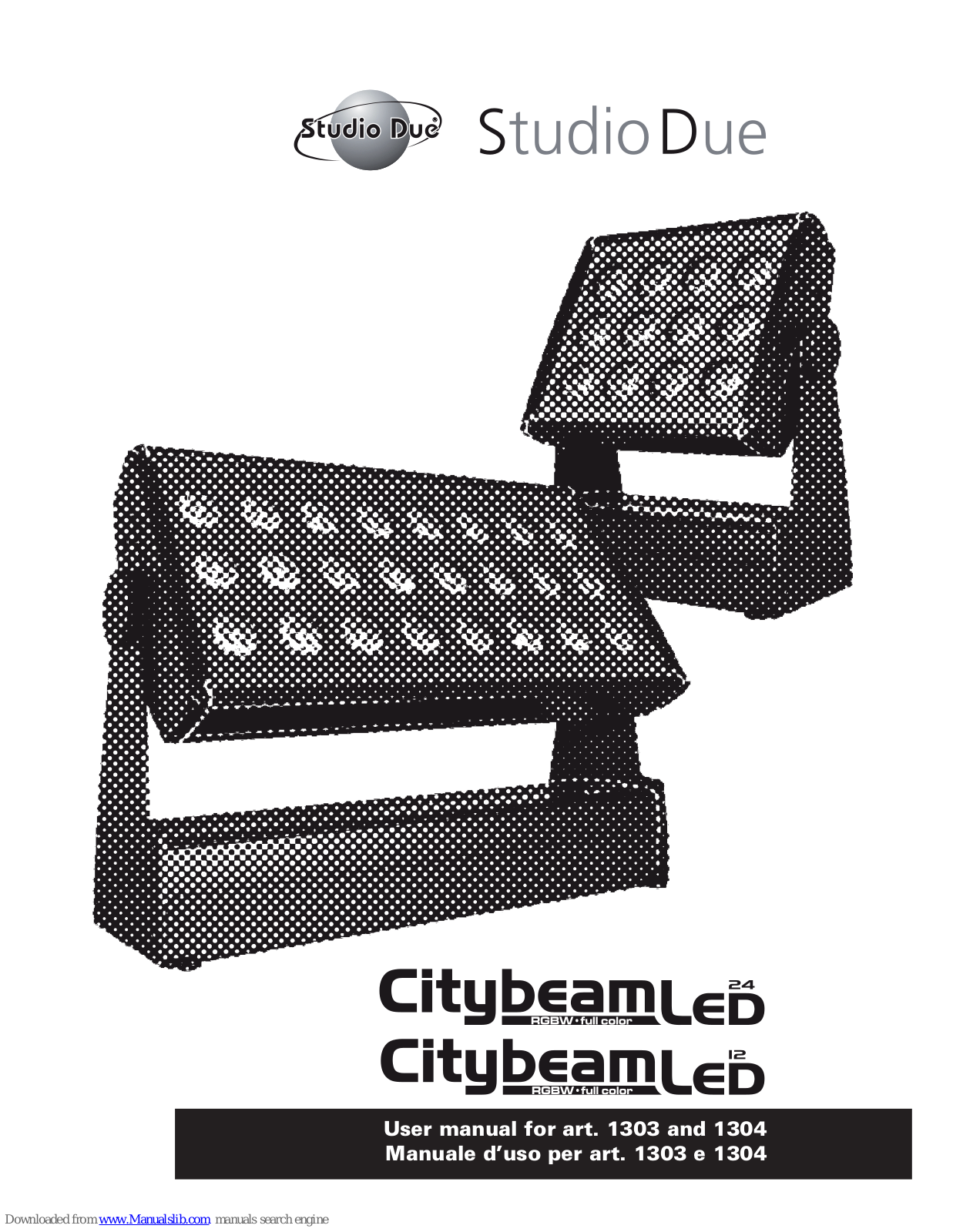 STUDIO DUE CityBeam LED 12, CityBeam LED 24 User Manual