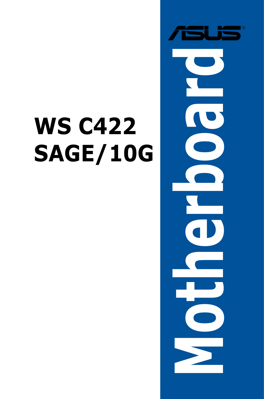 ASUS WS C422 Sage Service Manual