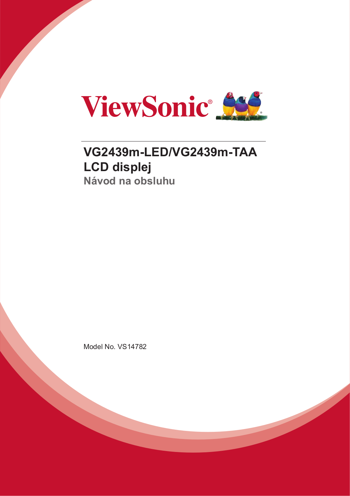 Viewsonic VG2439M-TAA, VG2439M-LED User Manual