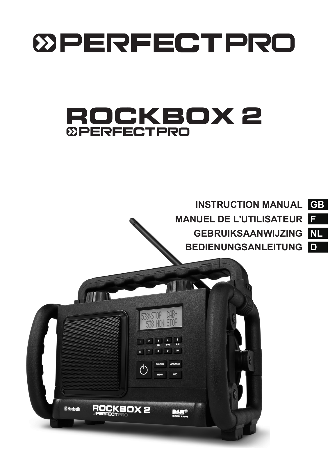 PerfectPro RockBox 2 operation manual - ManualMachine.com