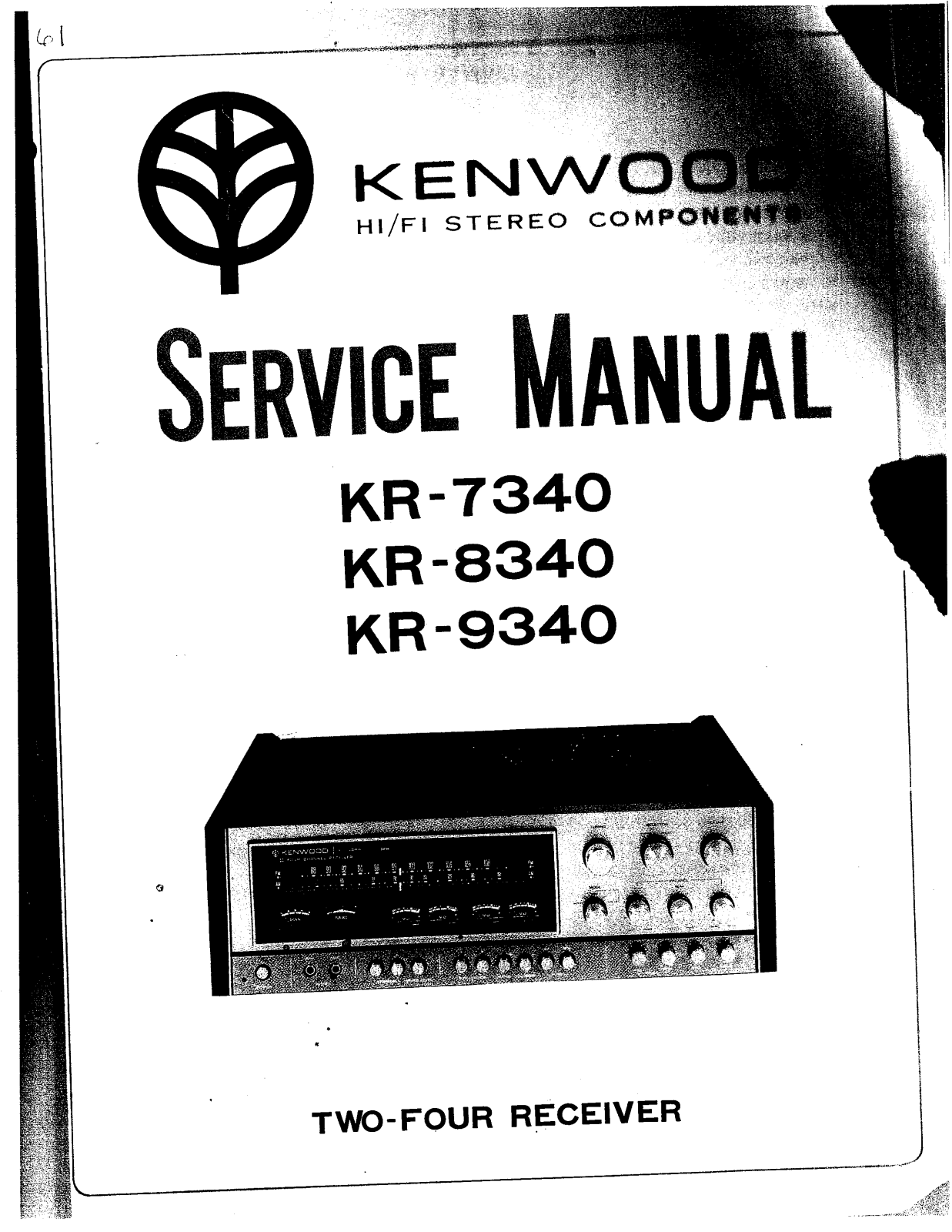 Kenwood KR-7340, KR-8340, KR-9340 Service manual