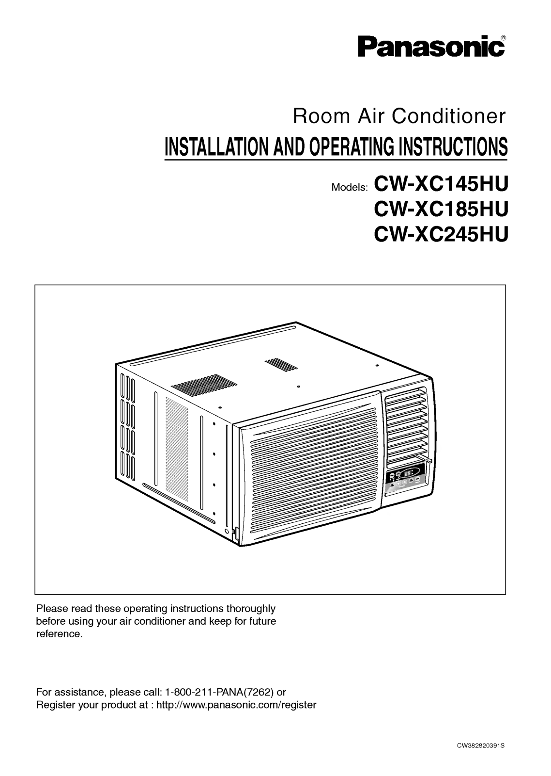 LG CW-XC245HU, CW-XC145HU, CW-XC185HU Manual