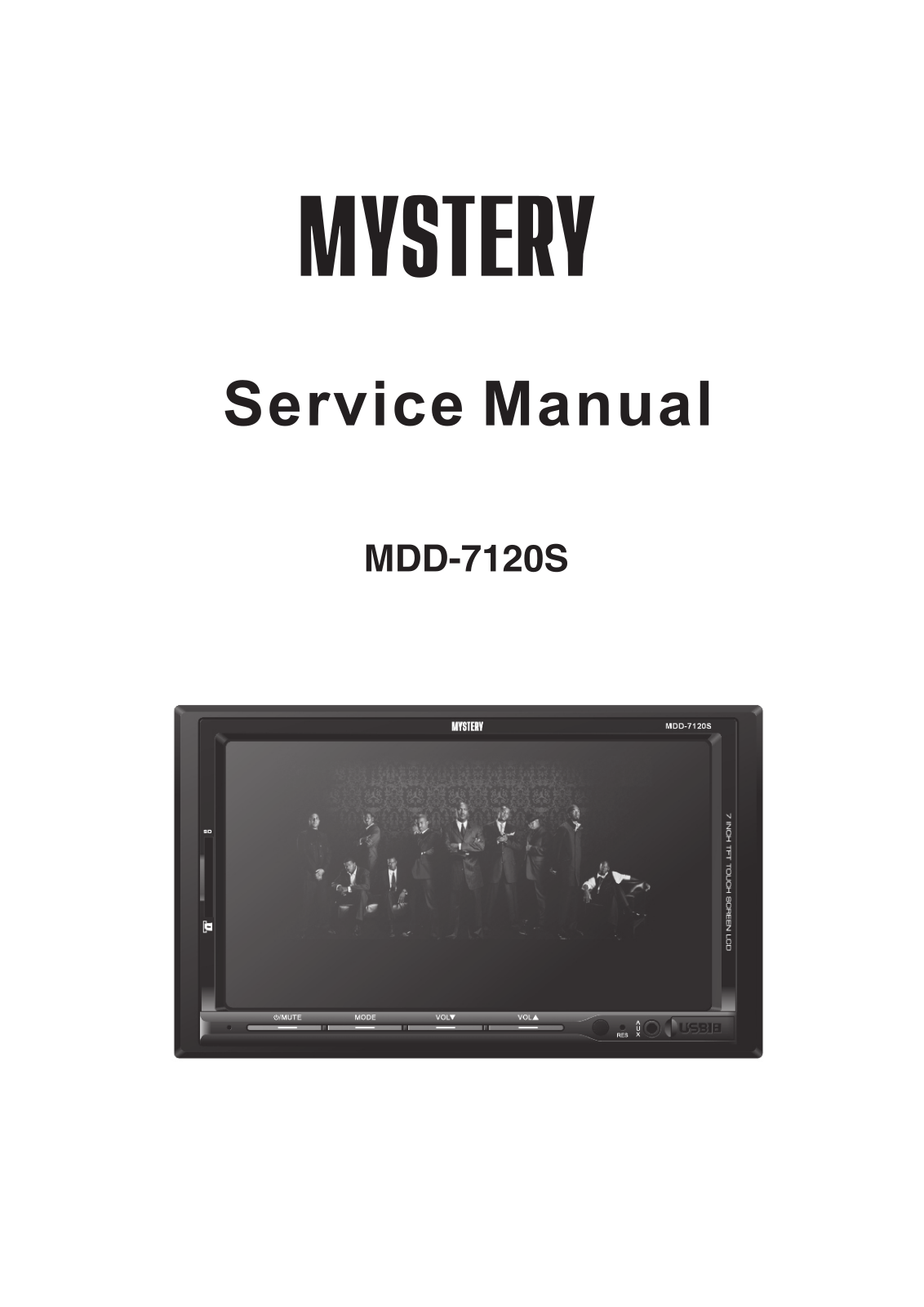 Mystery MDD-7120S Service manual