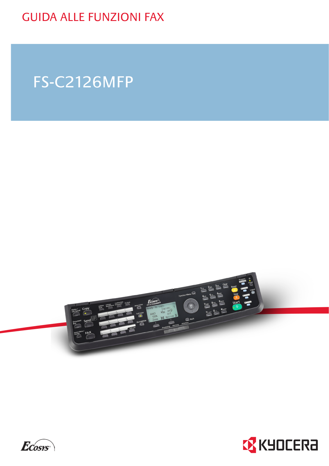 Kyocera FS-C2126MFP User Manual