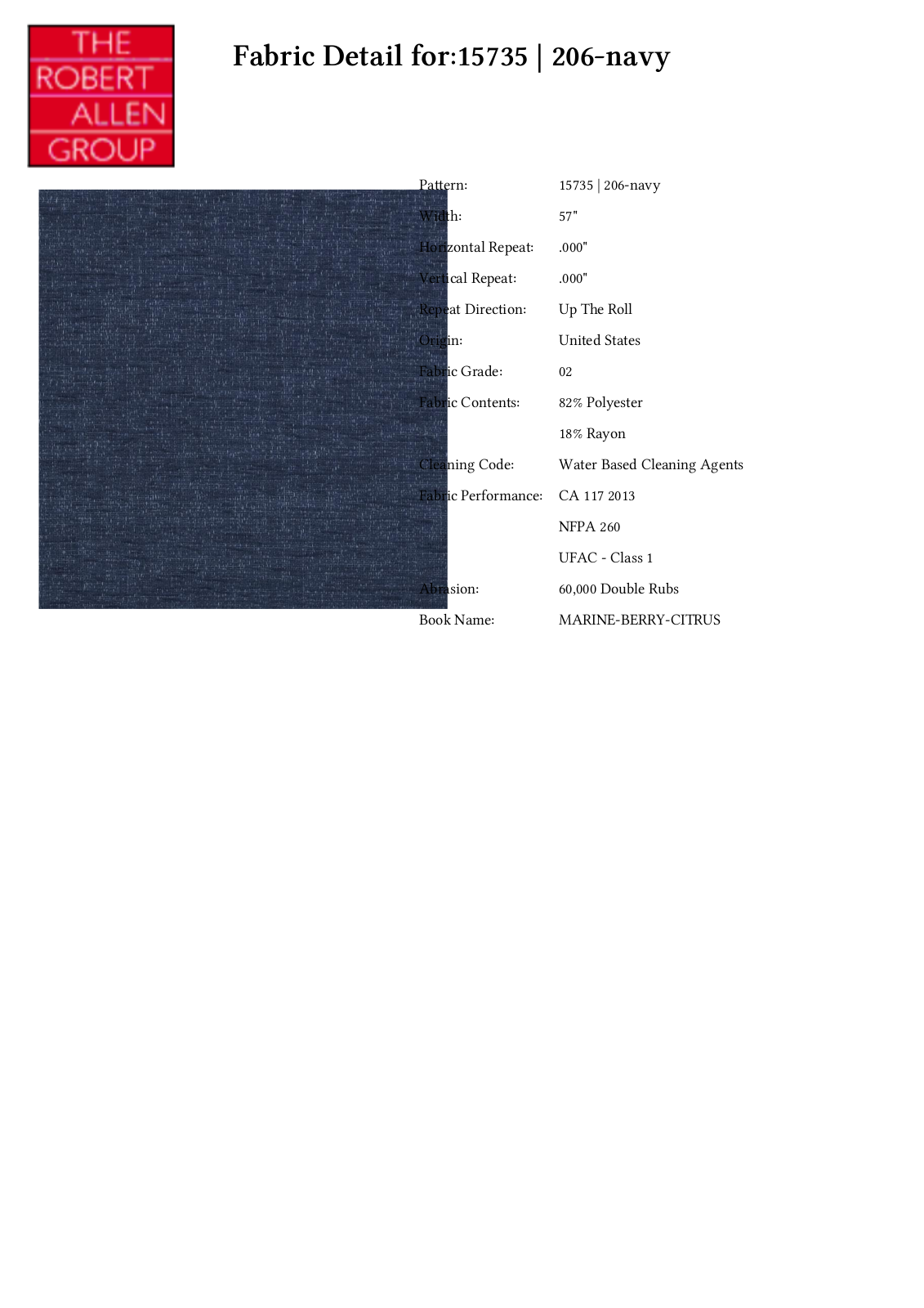 Duralee CRAL5143 Specifications - ManualMachine.com