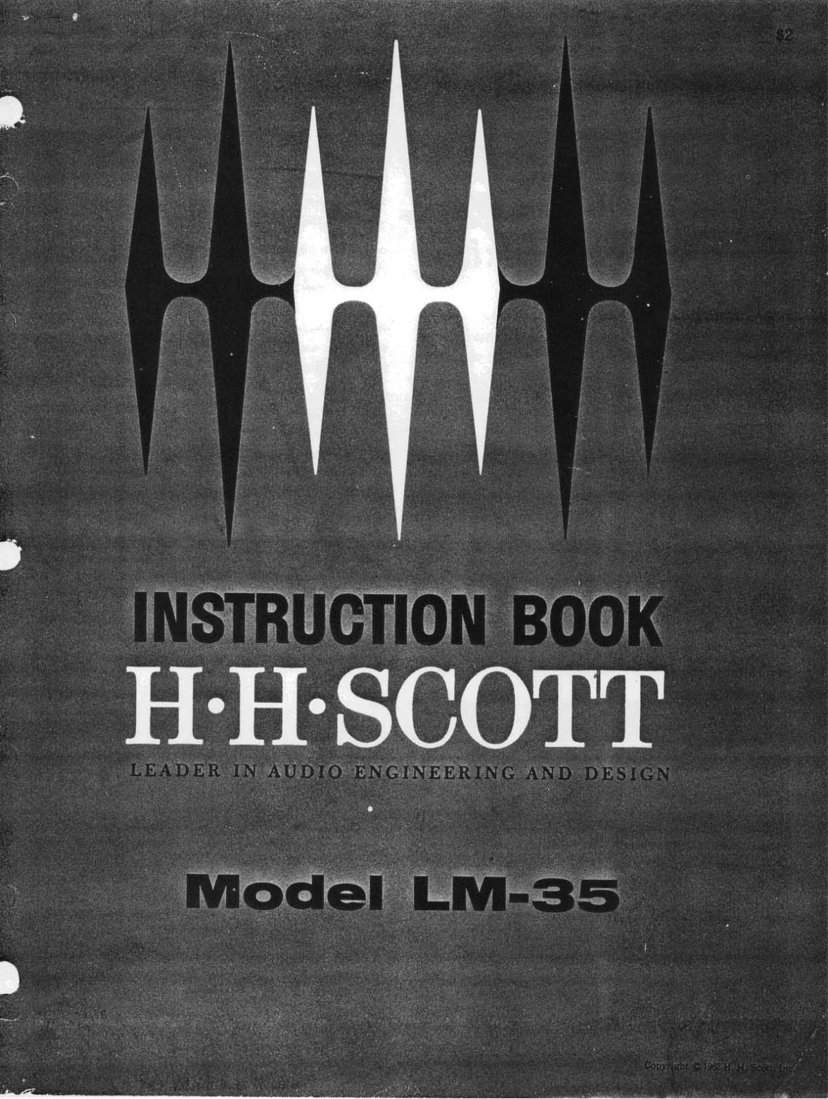 Scott LM-35 Assembly Manual