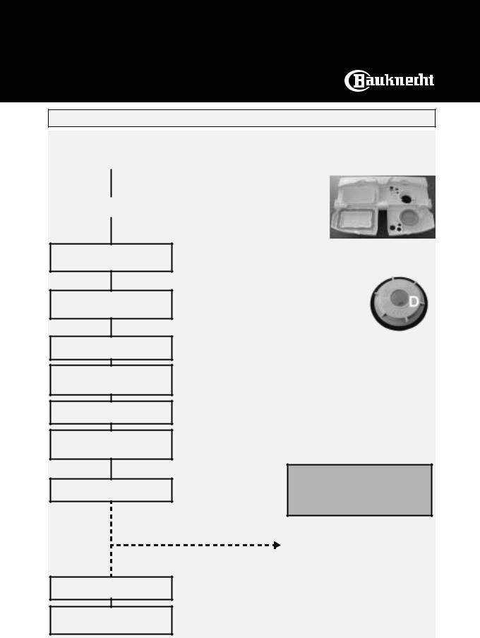 Bauknecht GSIH 6451/2 SW INSTRUCTION FOR USE