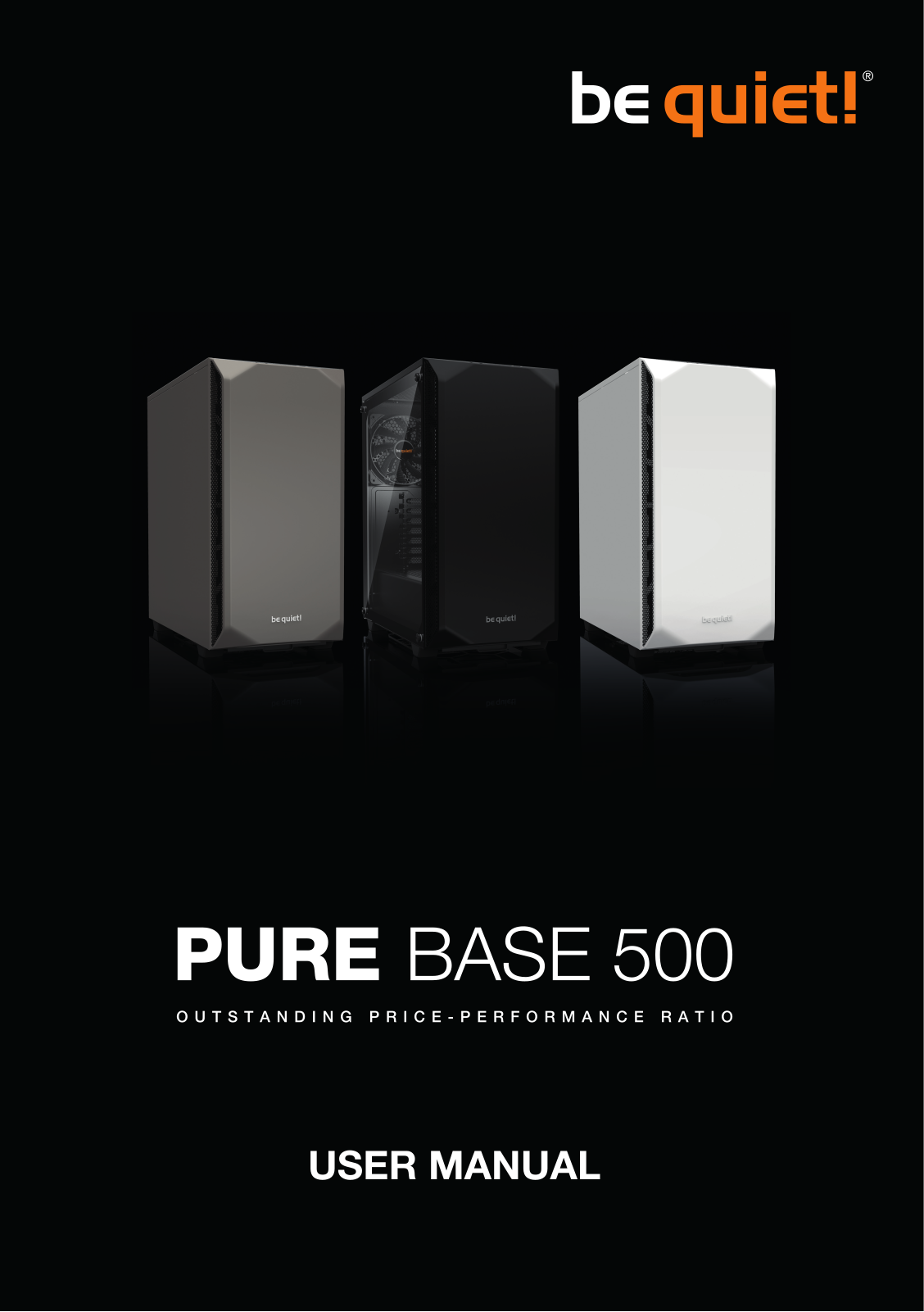 be quietl Pure Base 500 operation manual