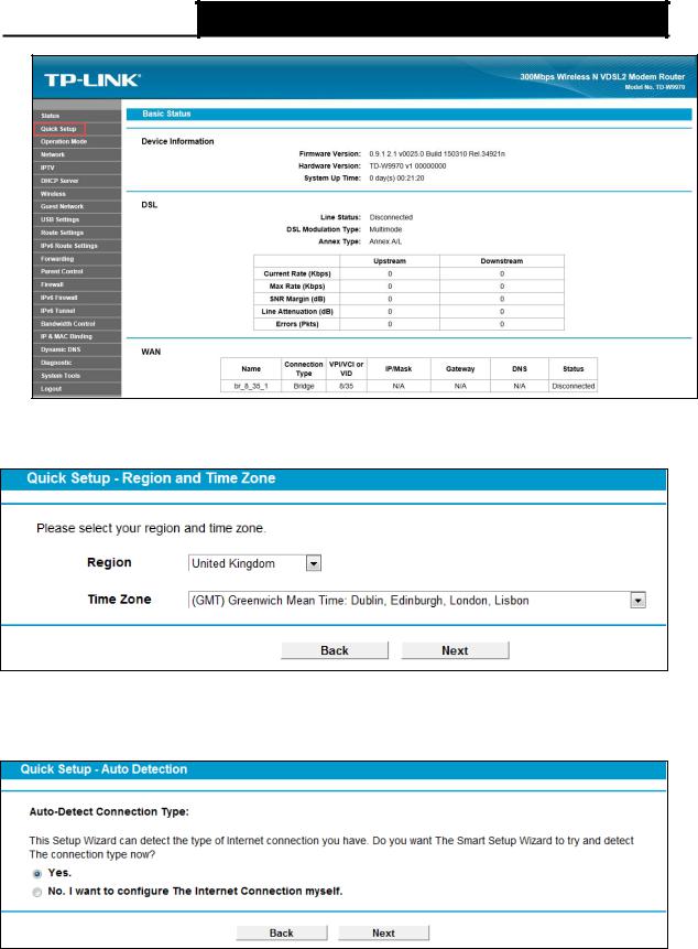 TP Link TDW9970V1 User Manual