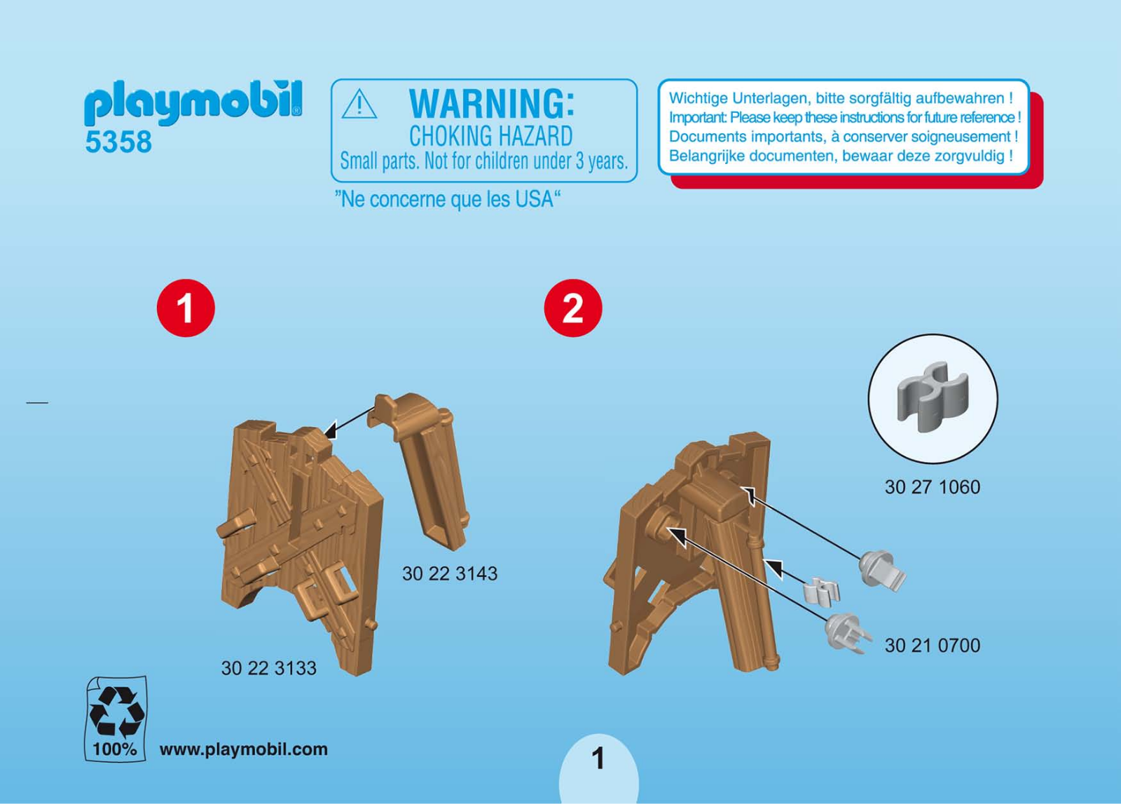 Playmobil 5358 Instructions