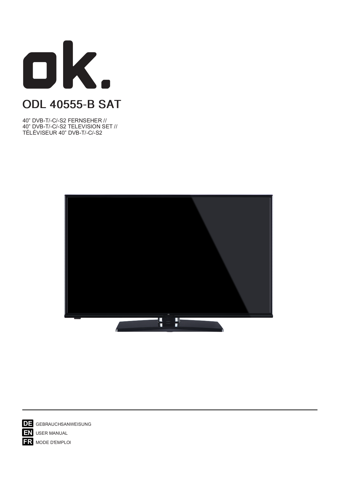 OK ODL 40555-B SAT User Manual