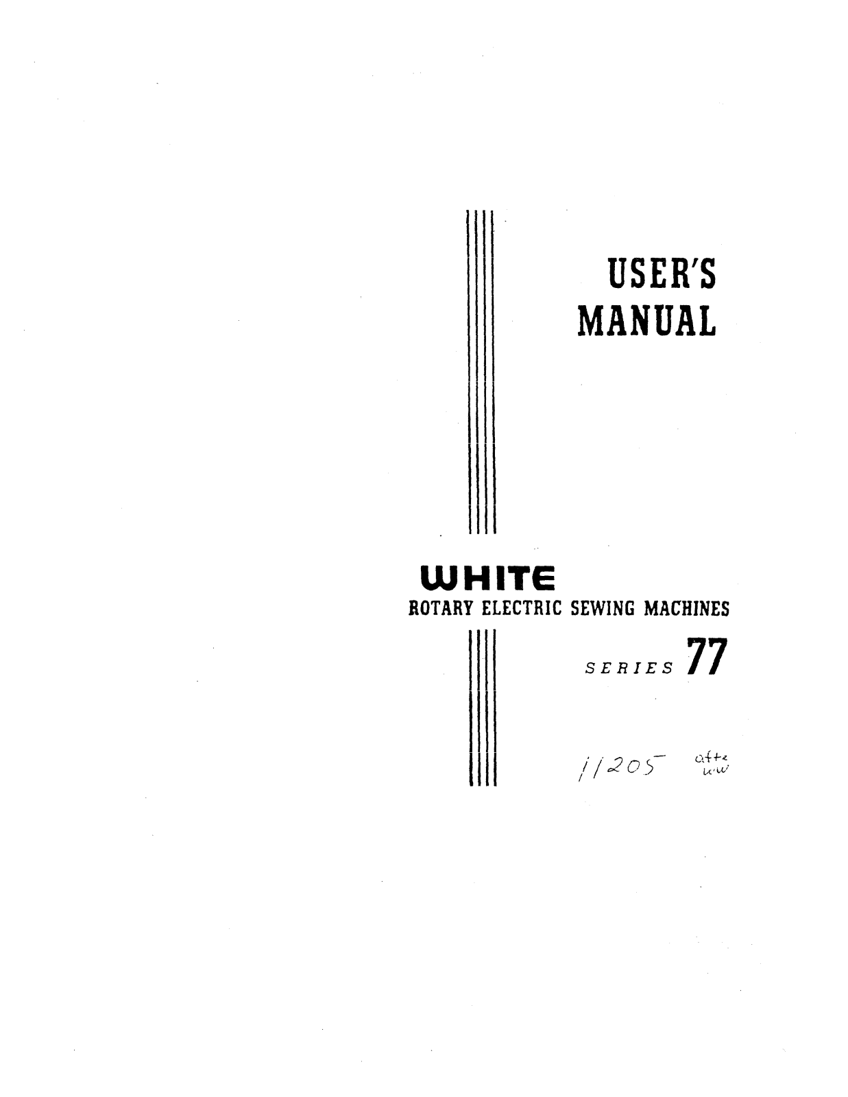 White 77 User Manual