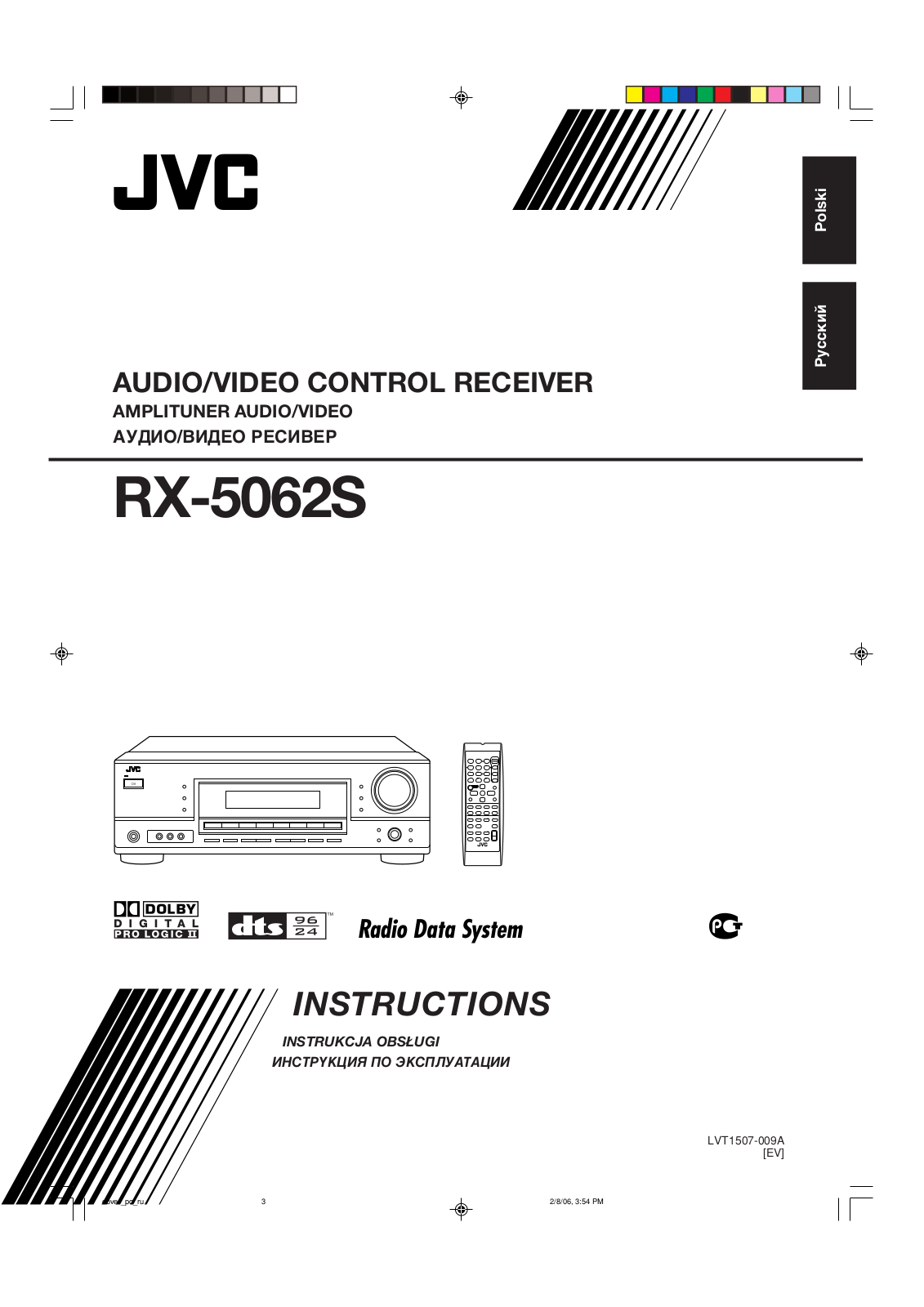 Jvc RX-5062S User Manual