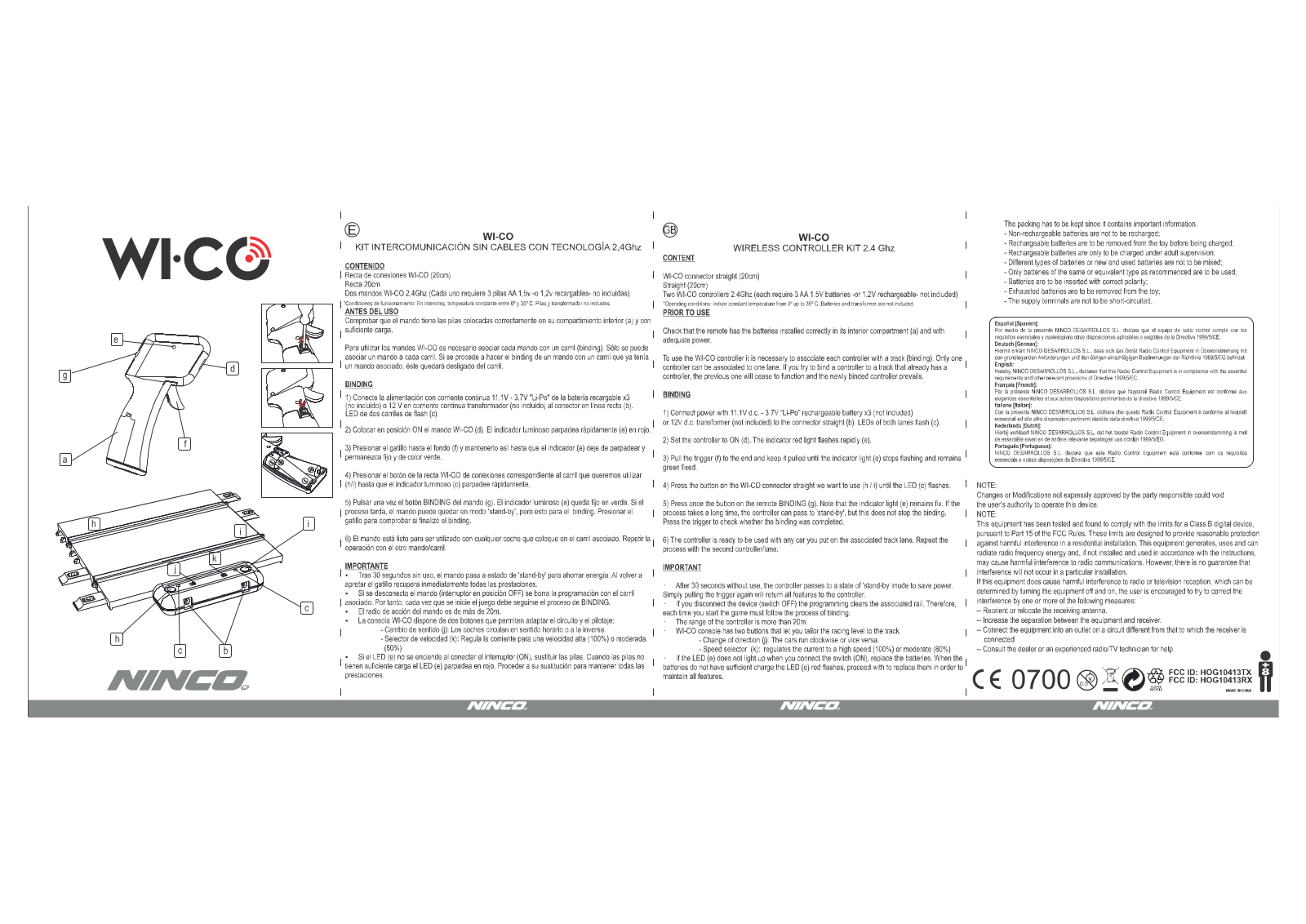 NO DESARROLLOS S L 10413TX User Manual