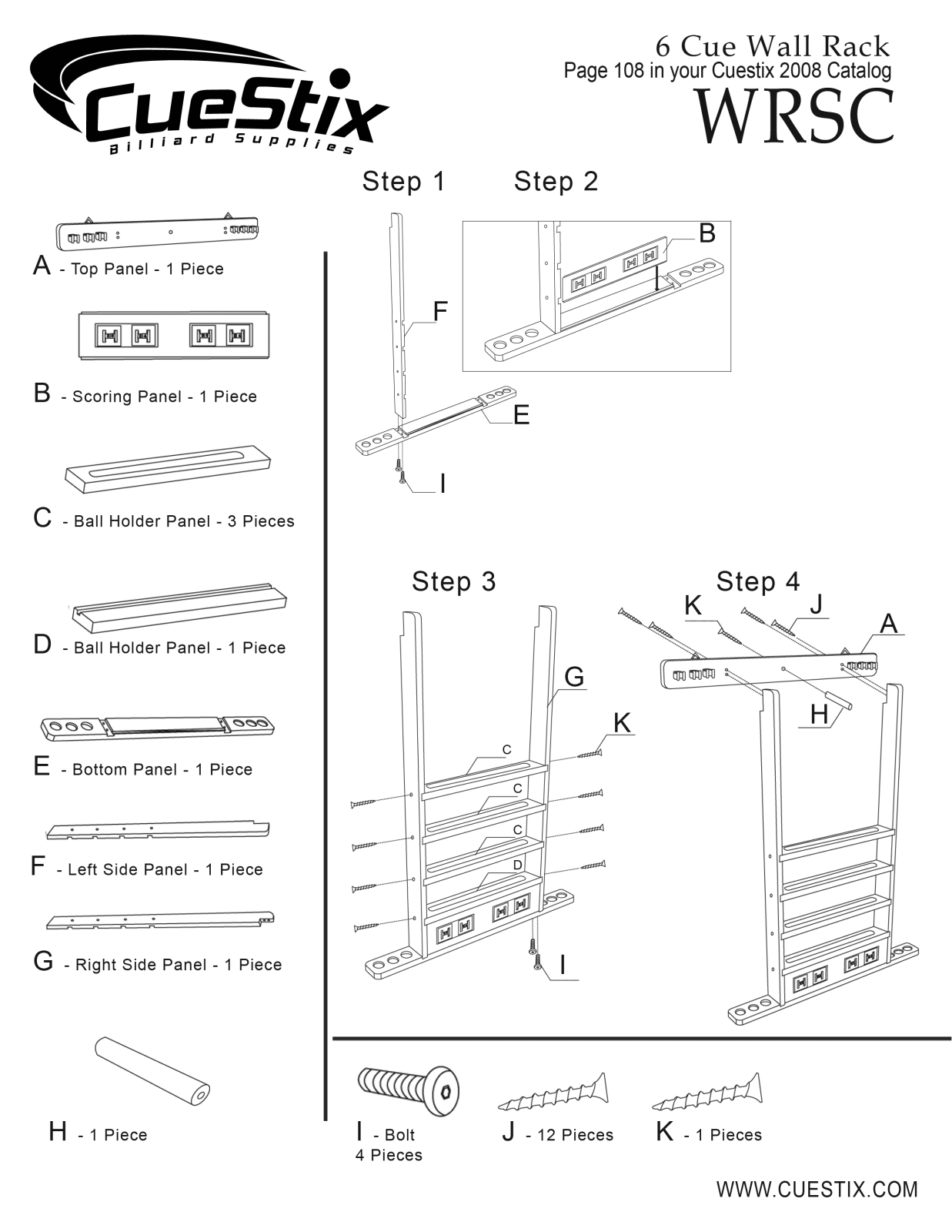 Cuestix CTX1384 Installation & Assembly - ManualMachine.com