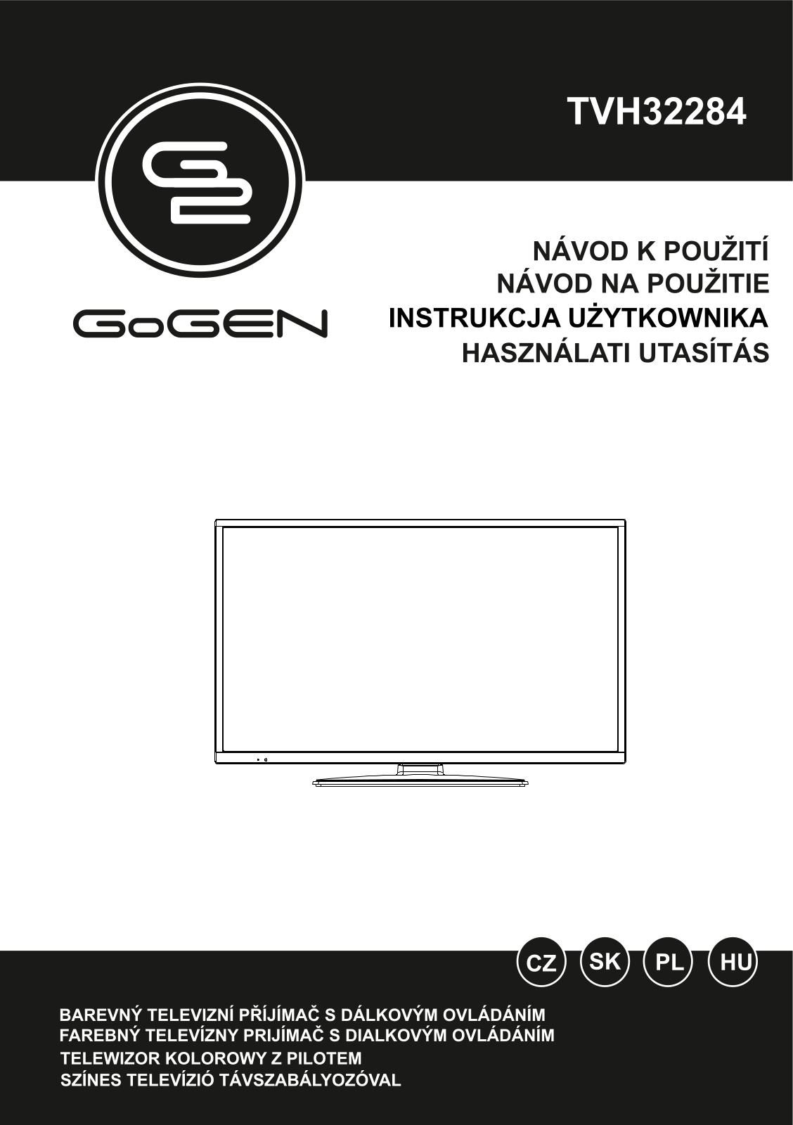 GoGEN TVH 32284 User Manual