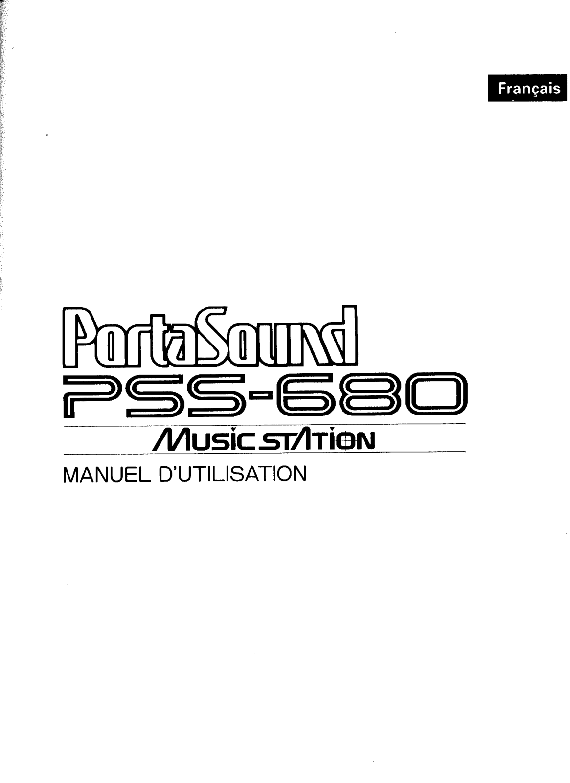 Yamaha PSS680 Owner's Manual