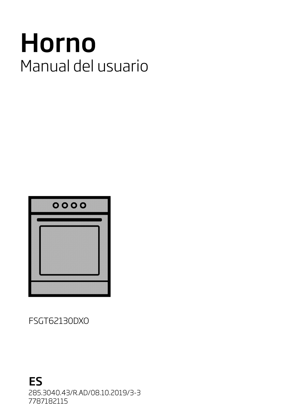 Beko FSGT62130DX0 User manual