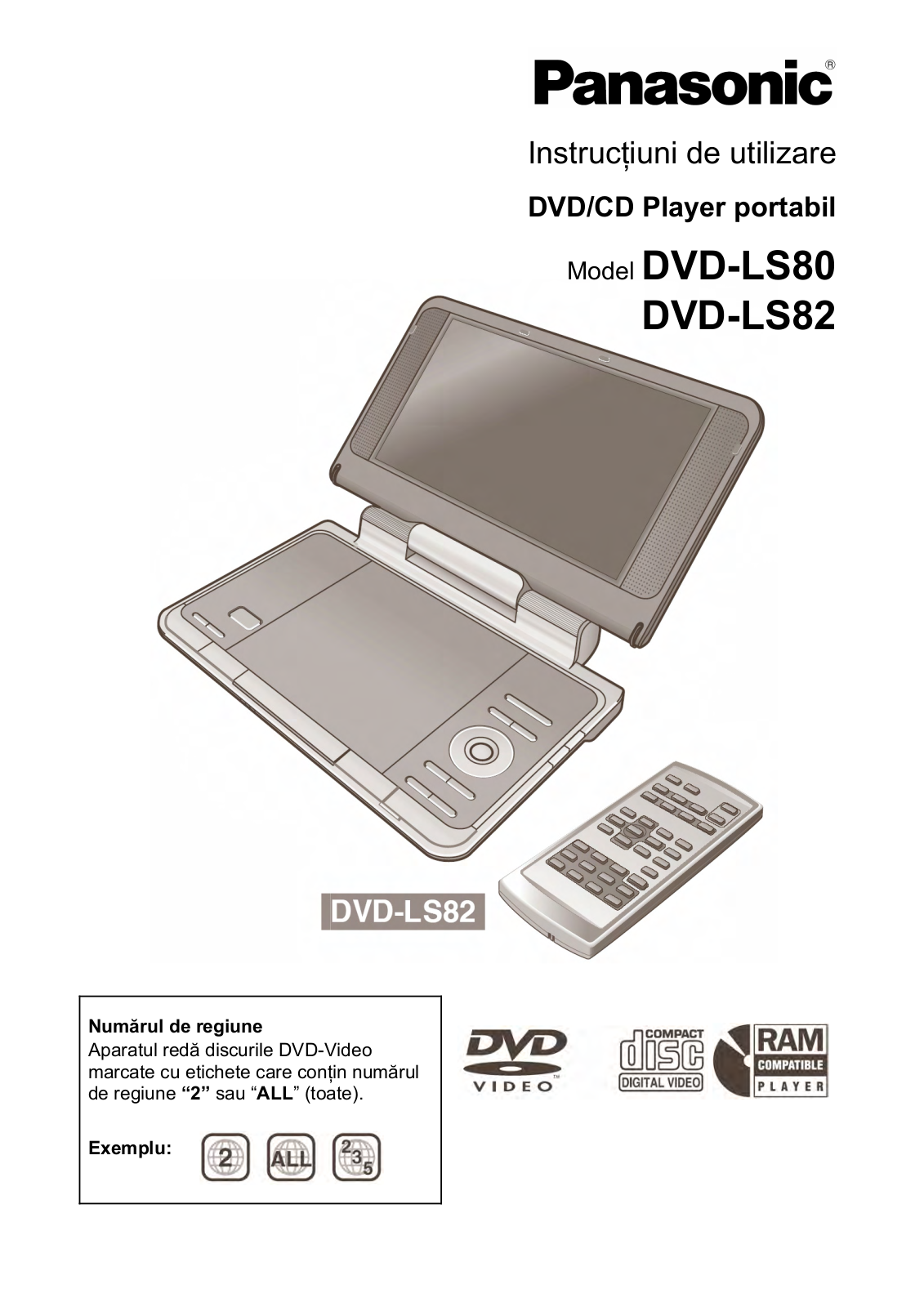 Panasonic DVD-LS80, DVD-LS82 User Manual