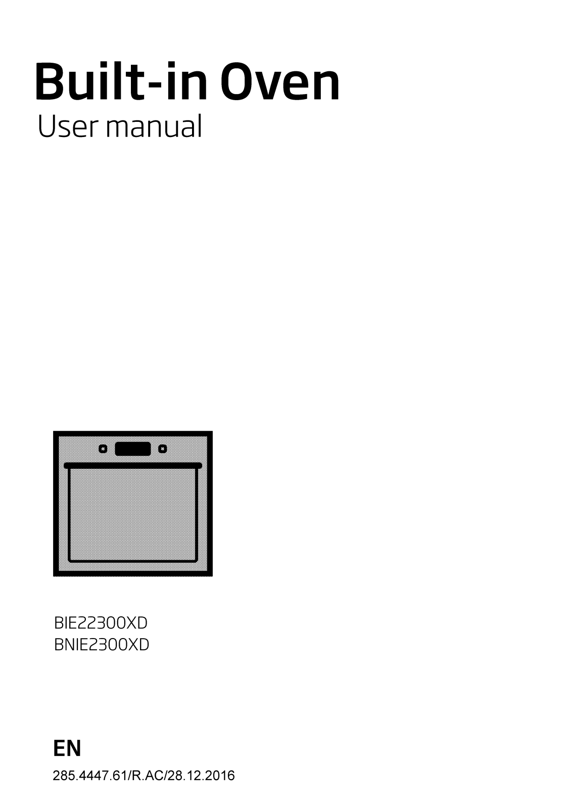 BEKO BIE 22300 XD User manual