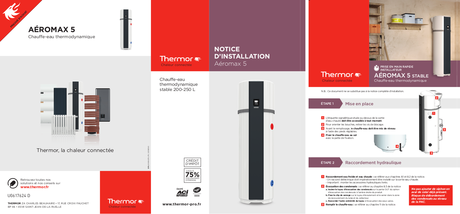 Thermor AEROMAX 5 User Manual