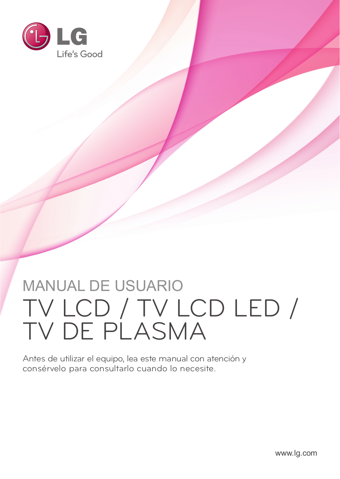 LG 50PV250 User Manual